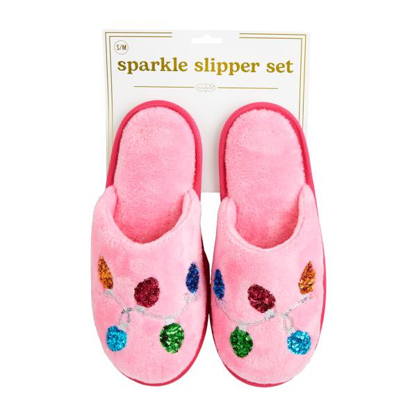Holiday sparkle slipper | Mud Pie