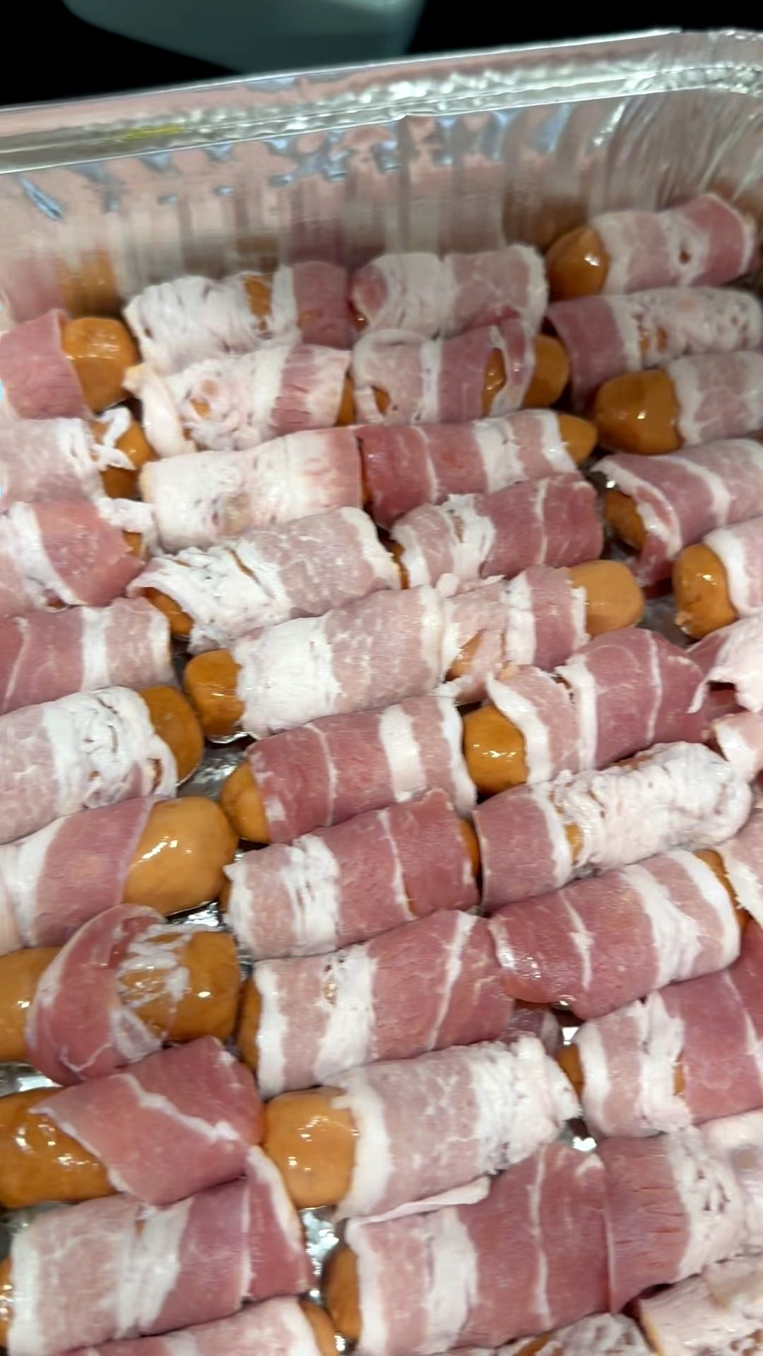 The easiest little appetizer! Little smokies, sprinkled brown sugar and bake for 30 min at 350 degrees in a pan sprayed with olive oil. Bonus tip - use a throwaway pan to eliminate the mess and if you’re taking it to a party like me, you don’t have to worry about getting your dishes back!

#LTKHome #LTKfoodie #LTKHoliday