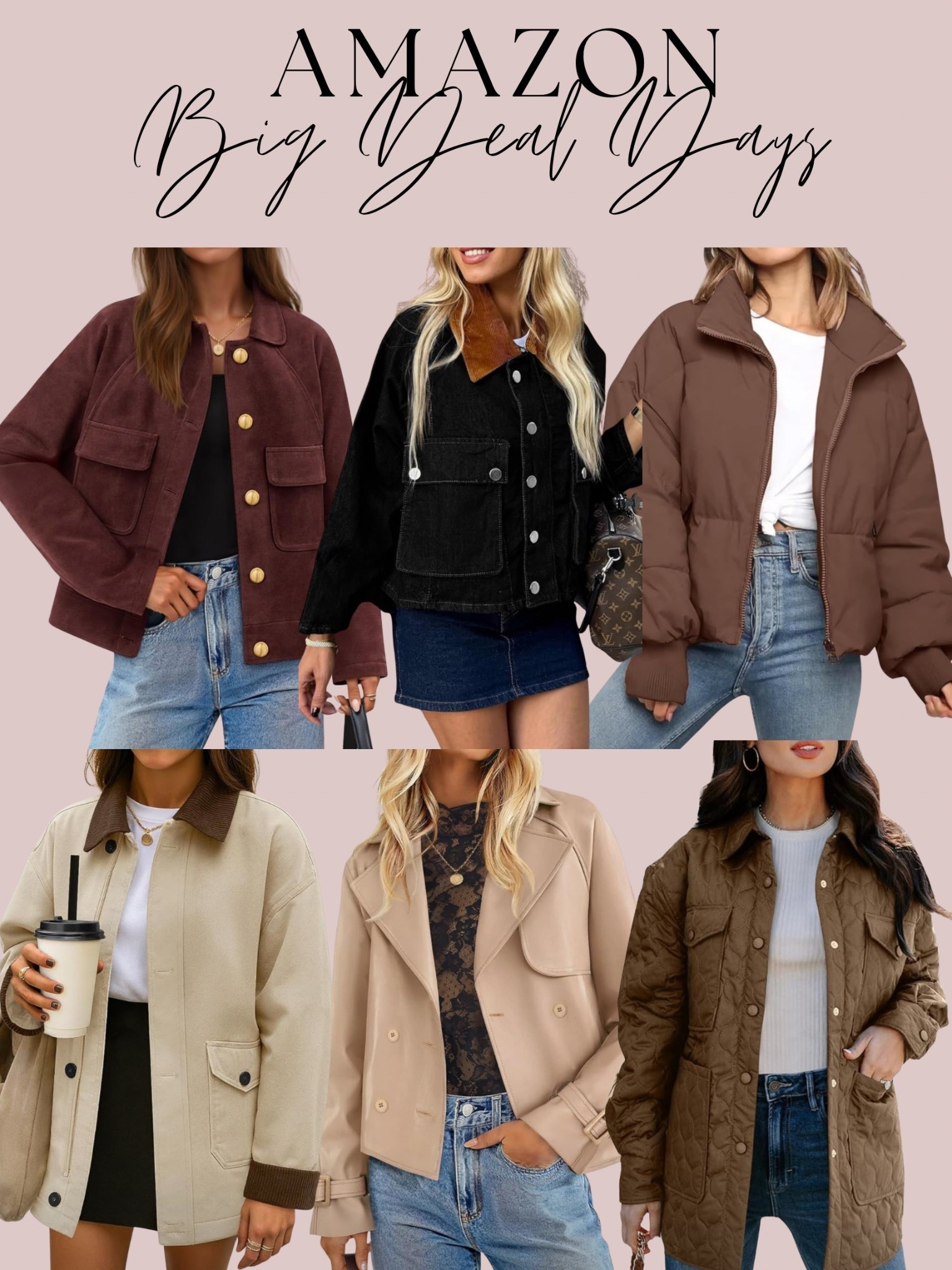 Amazon jackets on sale! 

#LTKFindsUnder50 #LTKSeasonal #LTKSaleAlert