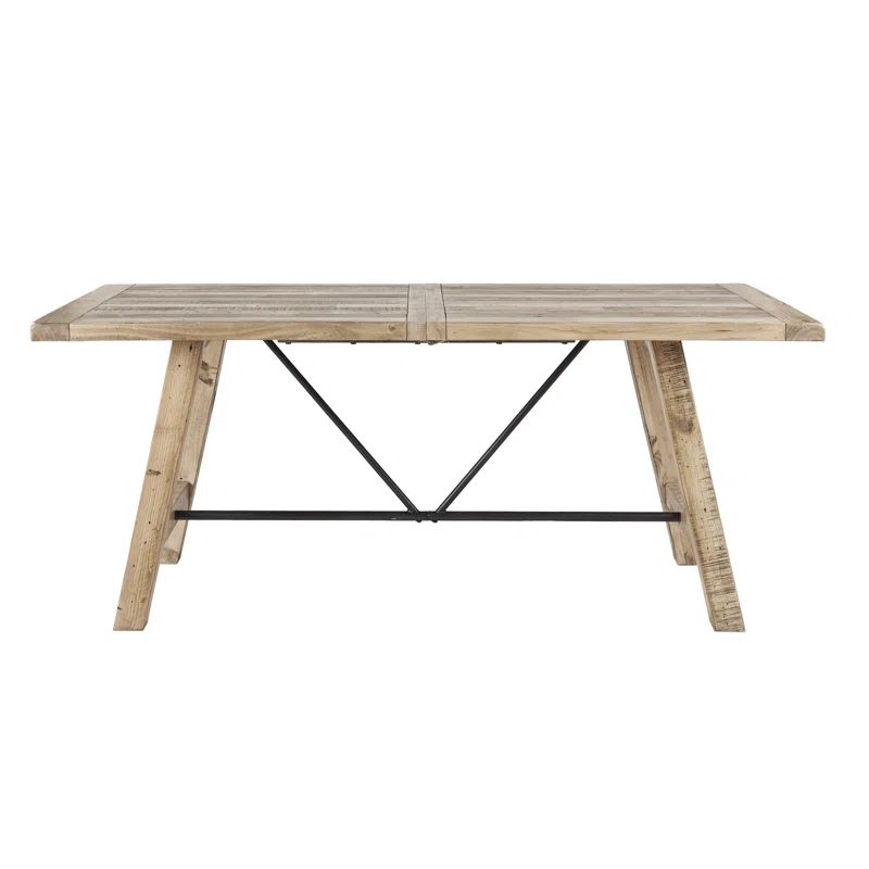 Kendig 72'' Pine Solid Wood Dining Table | Wayfair North America