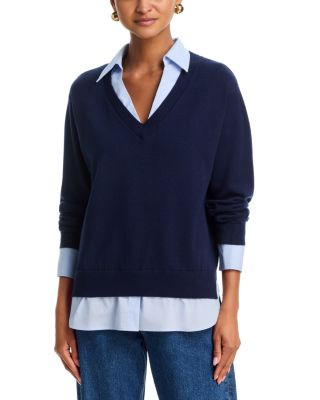 Aqua Layered Look Sweater - Exclusive | Bloomingdale's (US)