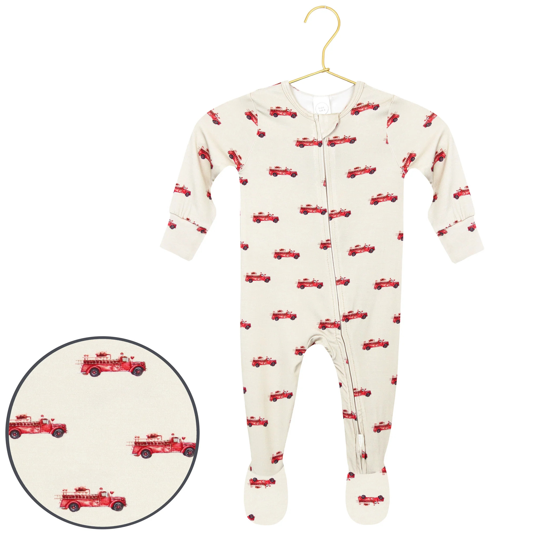 Marshal Zipper Footies | Lou Lou & Company