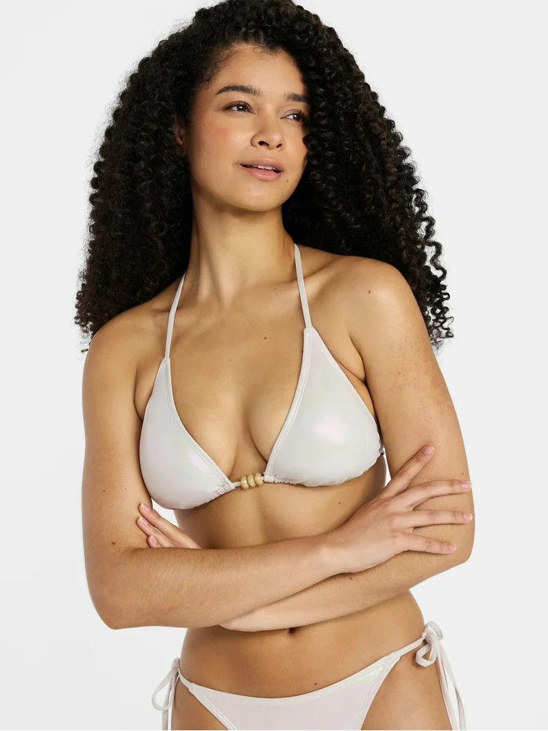 No Boundaries Sun Goddess Transformable Triangle Bikini Top, Women's XXS-XXL | Walmart (US)