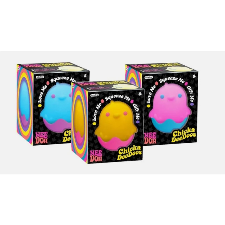 NeeDoh Chickadeedoos Chick Stress Ball (1 RANDOM Figure) | Walmart (US)