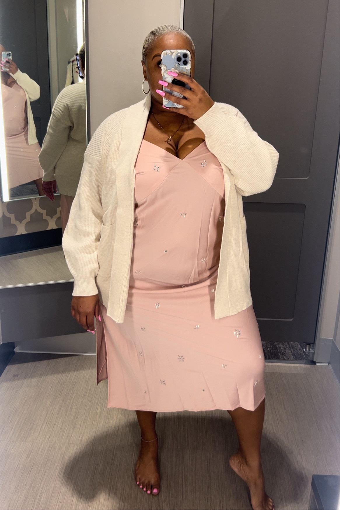 Plus Size | Target | Winter Outfit | Fall Outfit | Slip Dress | Open cardigan

#LTKstyletip #LTKplussize #LTKCyberWeek