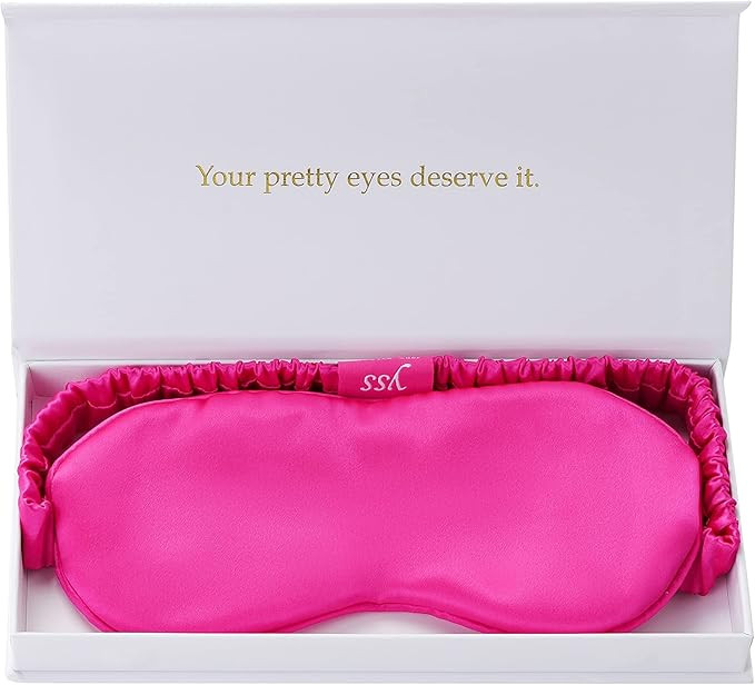 Silk Sleep Mask Light Blocking Luxury 100% Mulberry 19mm Silk Eye Mask Eye Cover Blindfold Ultra ... | Amazon (US)