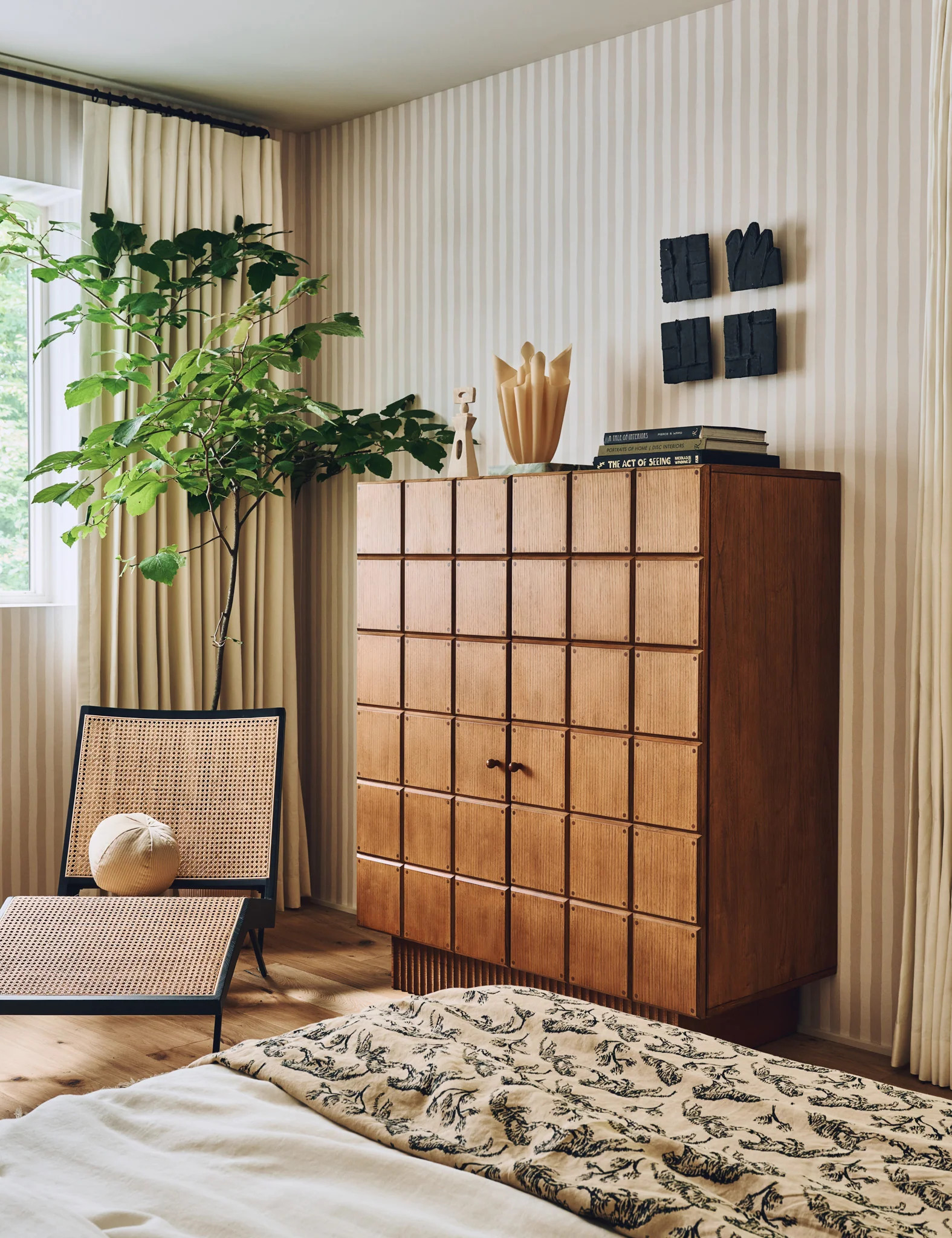 Painterly Stripe Wallpaper by Sarah Sherman Samuel | Lulu and Georgia 