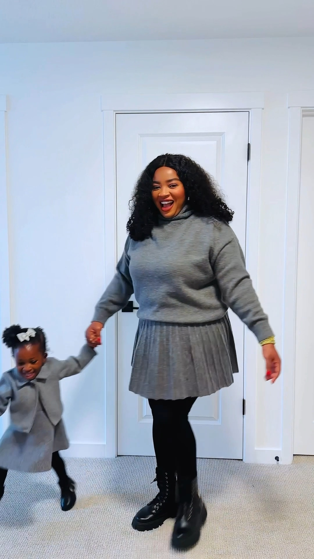 Gray Skirt Set Look …Boot Season.

#LTKKids #LTKStyleTip #LTKSeasonal