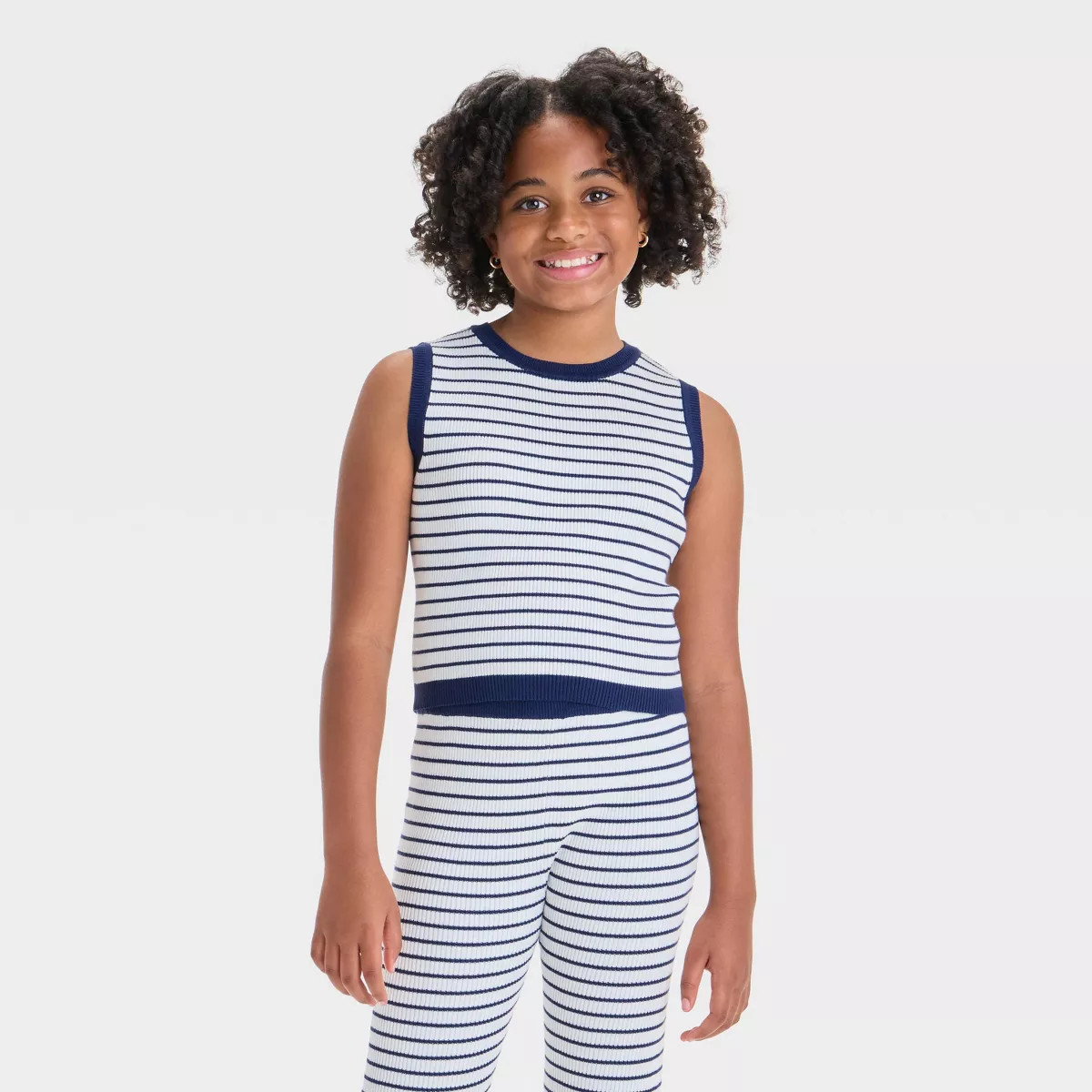 Girls' Ribbed Sweater Tank Top - art class™ | Target