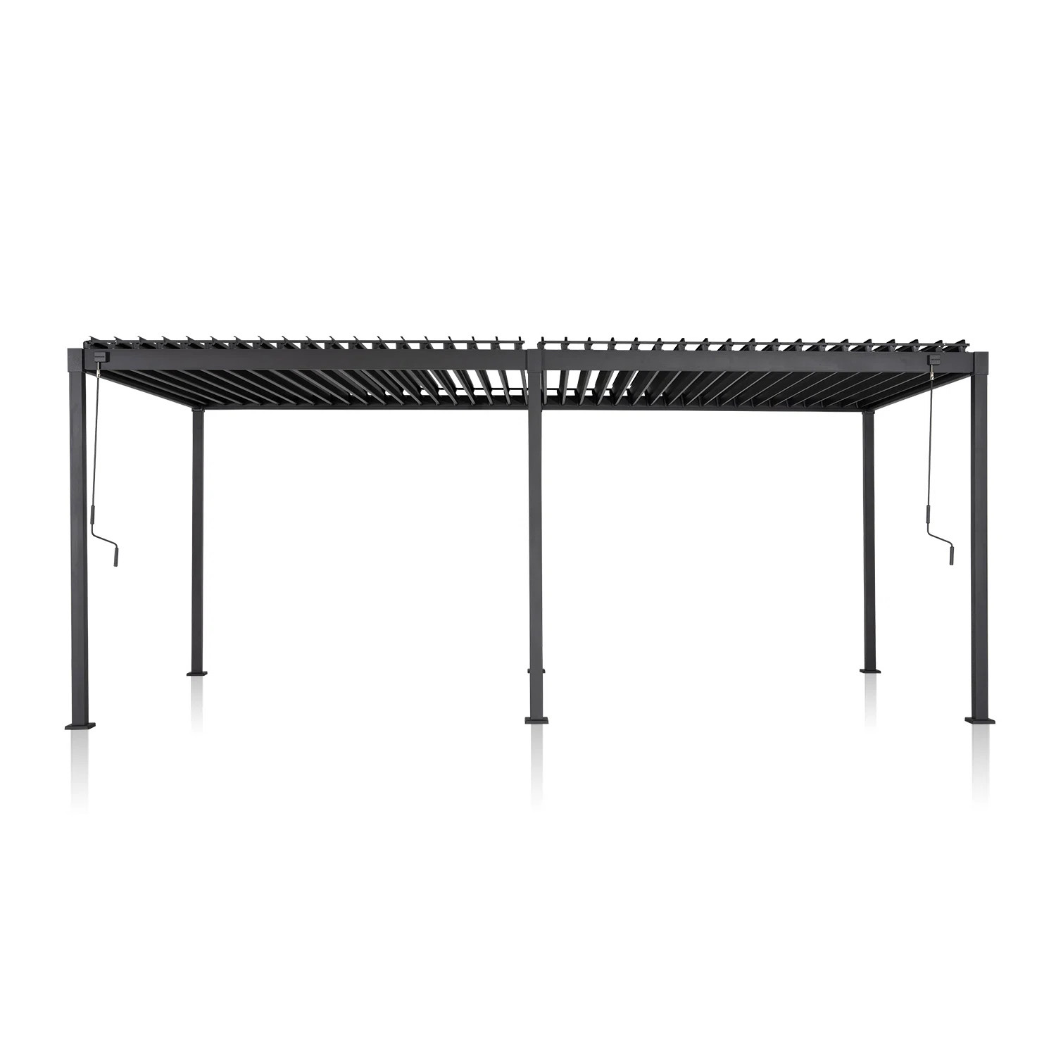 Mirador 80/88S Steel Frame Pergola with Adjustable Louvered Roof & Reviews | Wayfair | Wayfair North America
