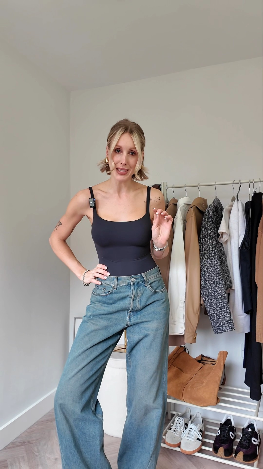 Day 3 - 30 days of outfits - casual chic Celine vibes ✨#skims #widelegjeans #adidassamba #personalstylist 

#LTKVideo #LTKstyletip #LTKeurope