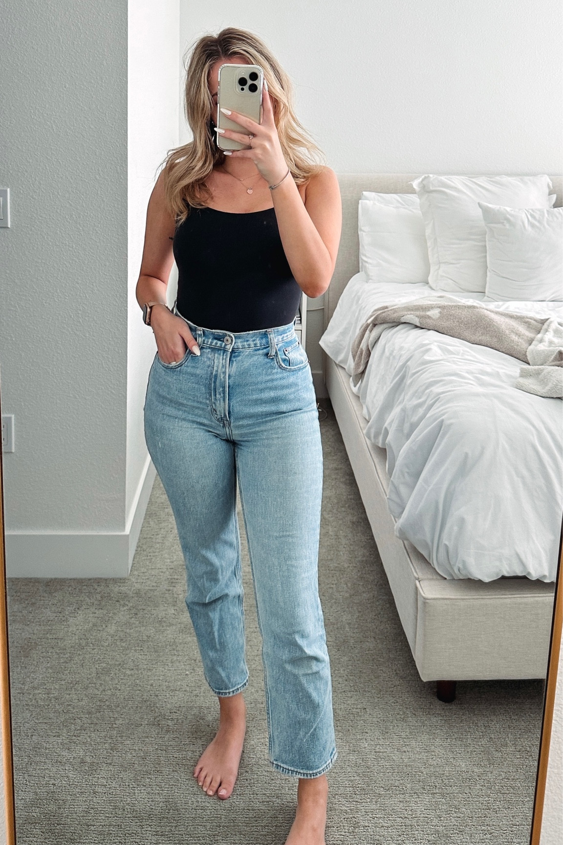 abercrombie denim on sale! 15% off for labor day! wearing my tts curve love 24s - this is light wash 

abercrombie sale | labor day sale | fall denim | best denim | petite jeans | short girl jeans | short girl denim | 

#LTKsalealert #LTKunder100 #LTKSeasonal