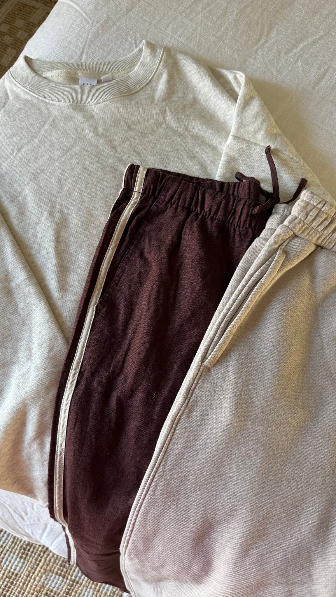 some comfy bump friendly finds for the remainder of this pregnancy and postpartum! went with my usual small in the pants to wear under the bump for now and sized up in the sweatshirt for a more oversized fit! 

#LTKSaleAlert #LTKFindsUnder50 #LTKBump