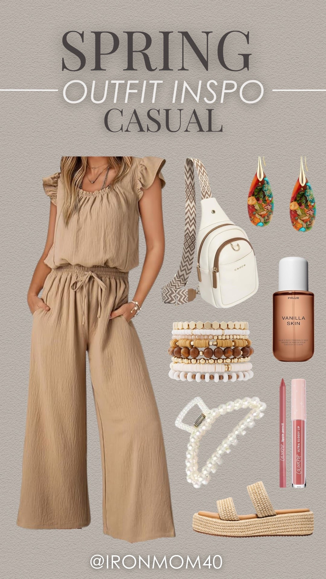 This comfy jumpsuit is perfect for casual outings. Complete your look with the matching accessories!

#LTKSeasonal #LTKOver40 #LTKMidsize