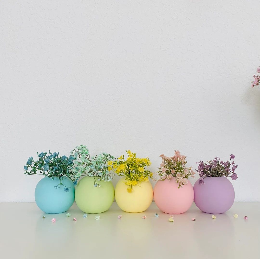 Home Table Décor. Party Centerpiece Vases. Unicorn Pastel - Etsy | Etsy (US)