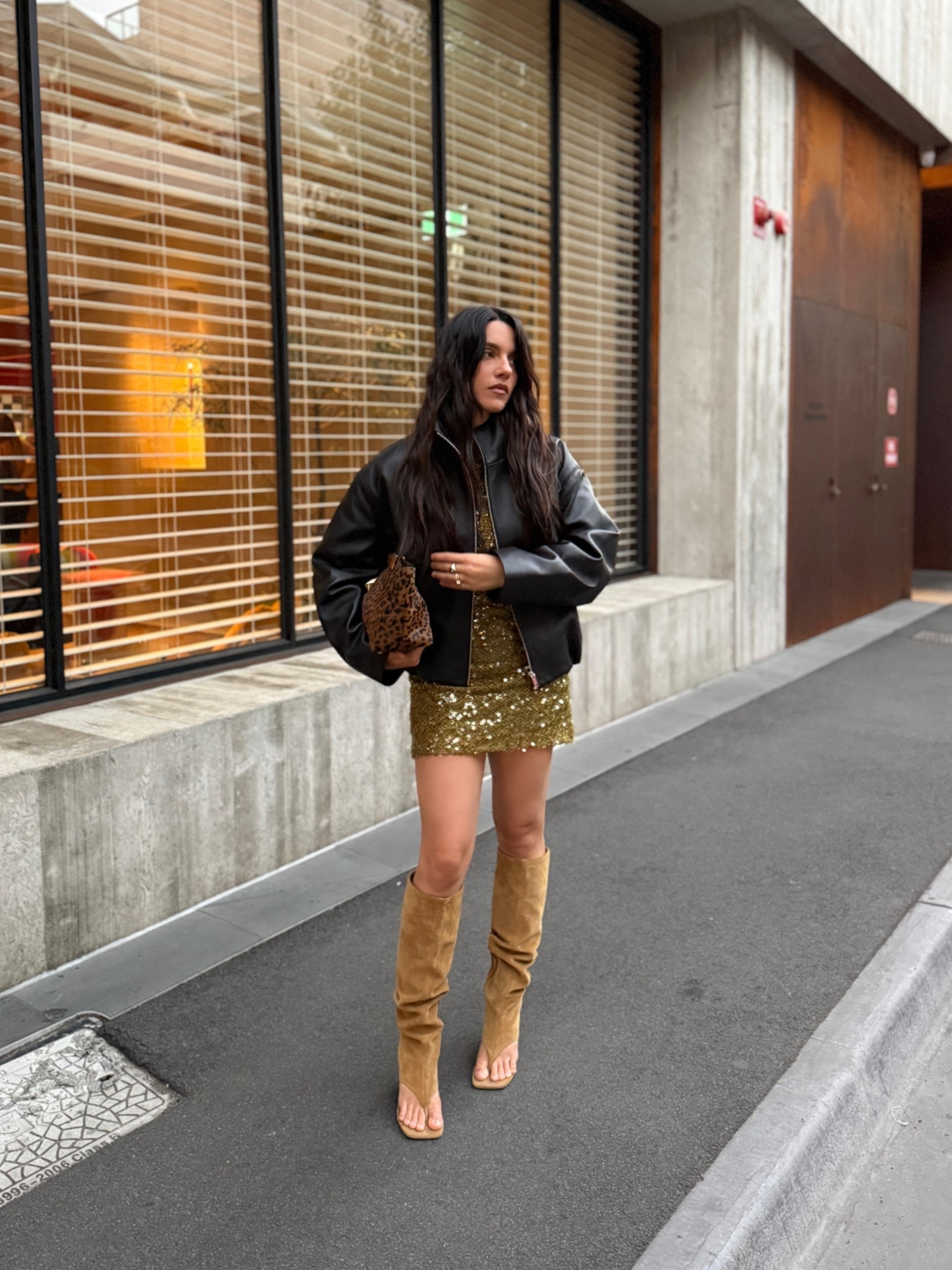 The perfect night out outfit! I’m wearing a 12 in the bomber & 8 in the dress! 

#LTKaustralia #LTKstyletip