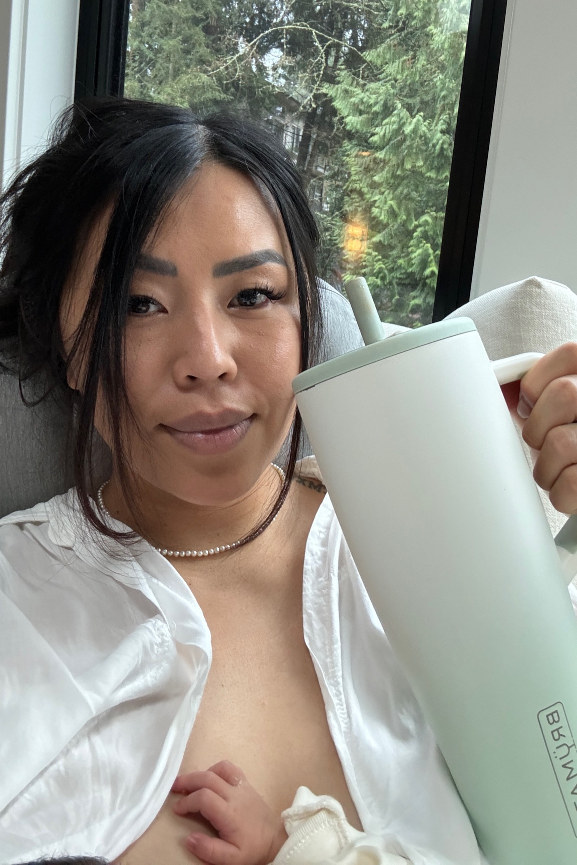 Hundred times better than the Stanley. This one is hundred percent leak proof and it has a silicone bottom so it does not spill. As a silicone straw and you can take it apart it’s so much easier to clean.

#LTKover40 #LTKbaby #LTKMostLoved