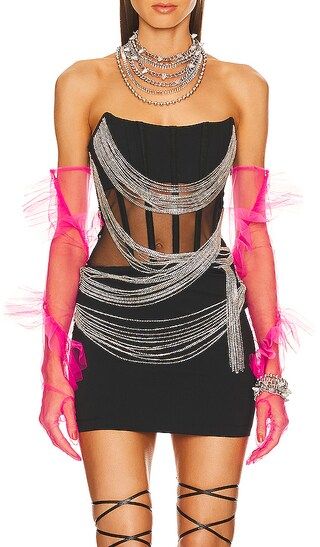 Tatiana Glove in Pink | Revolve Clothing (Global)