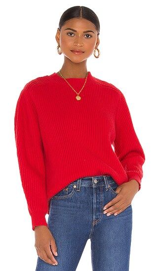 MISA Los Angeles Dominique Sweater in Blood Orange from Revolve.com | Revolve Clothing (Global)