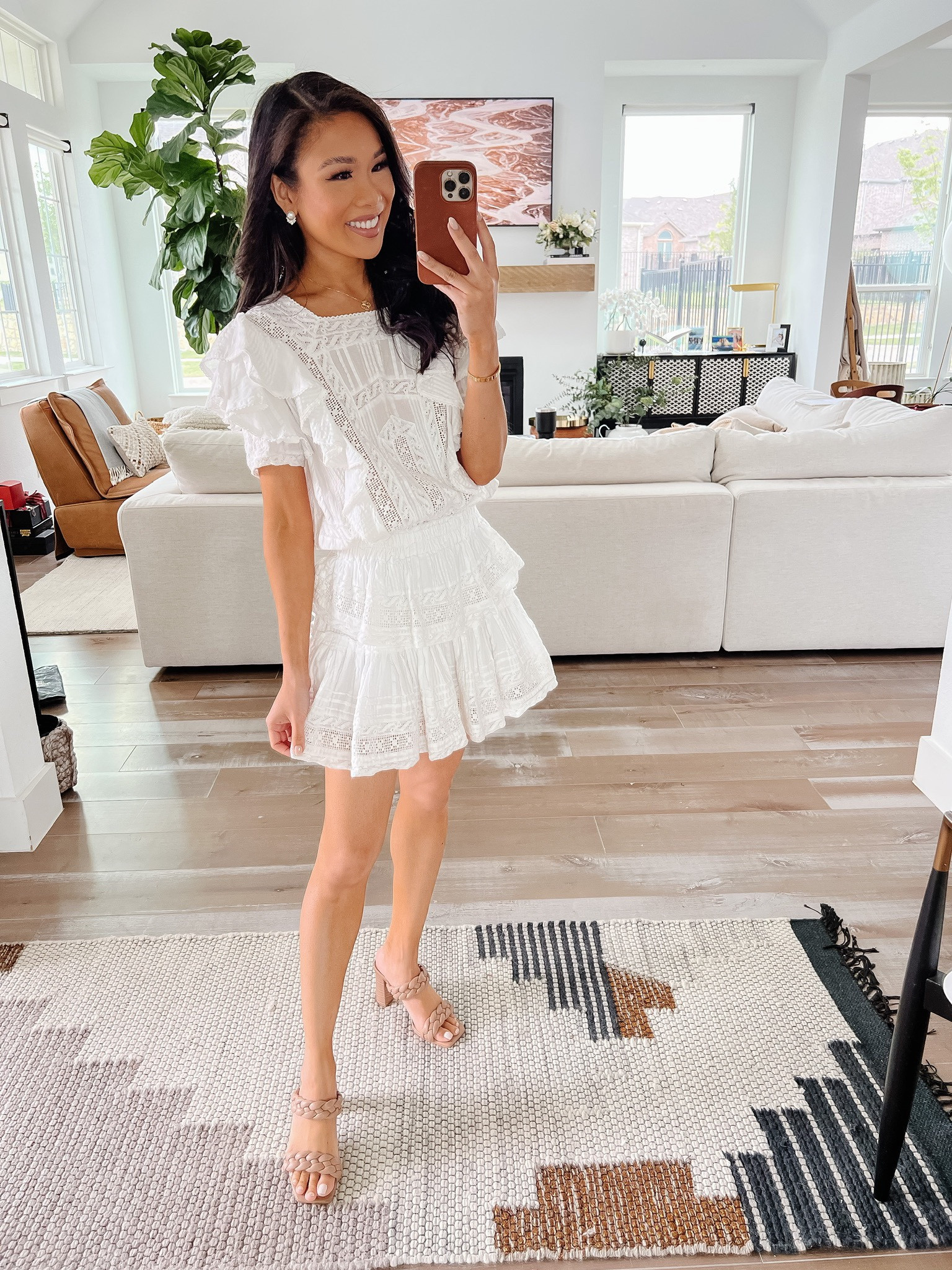 Beautiful spring dress! Perfect for Easter, vacation outfit or date night! Paired with the best spring sandal. Dress in on sale for 20% off with code FRESH! 

#LTKSeasonal #LTKstyletip