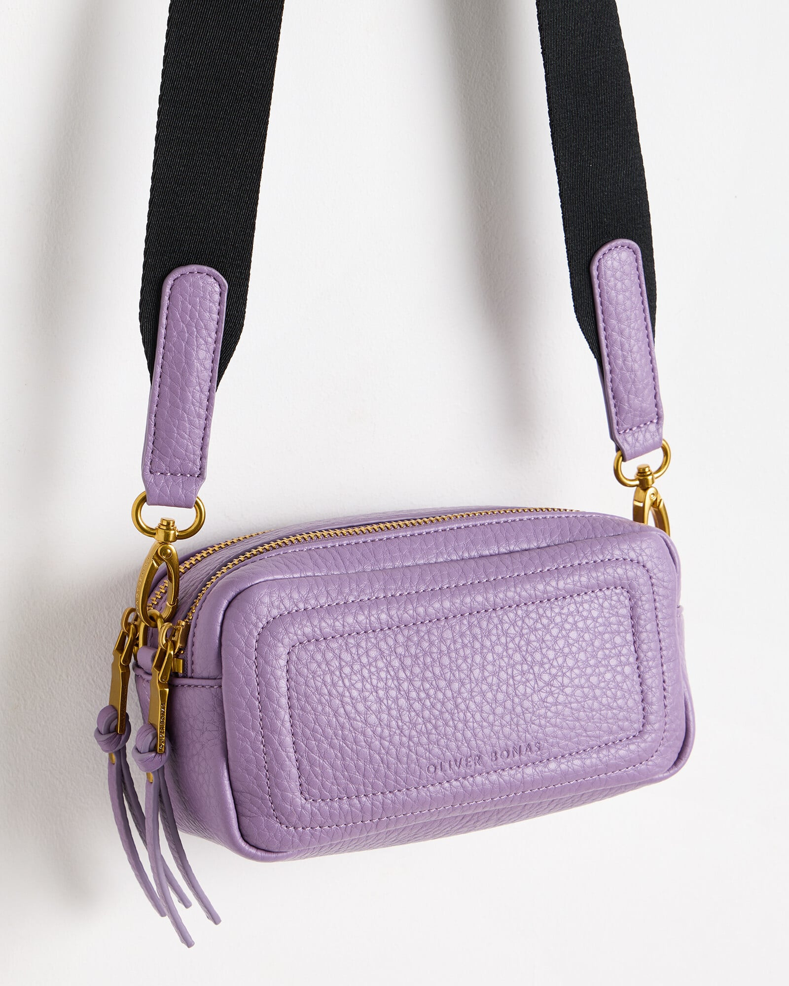 Simen Purple Crossbody Bag Small | Oliver Bonas | Oliver Bonas (Global)