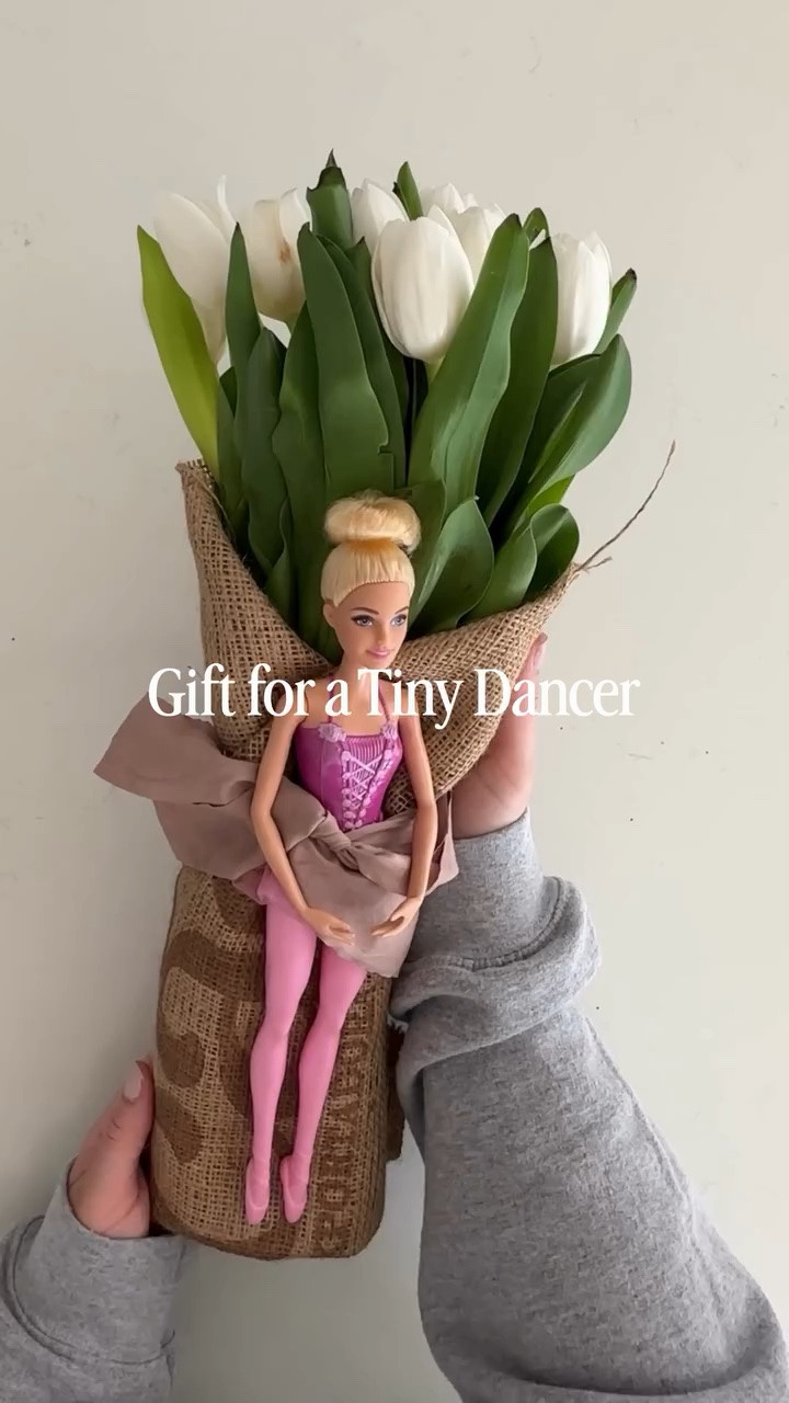 Can’t believe I made this video + recital gift for my tiny dancer 3 years ago! 🥹🩷🩰 always such a hit with the little ones. This year I made one for a little dancer using a Disney ballerina doll and it was adorable!#recitalgifts #tinydancers