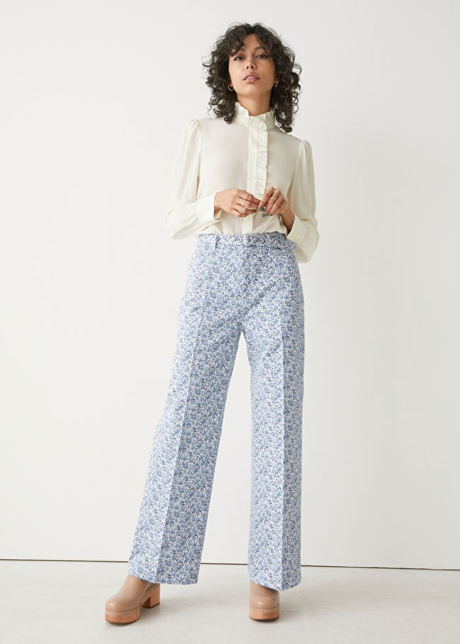 Belted Printed Trousers | & Other Stories (EU + UK)