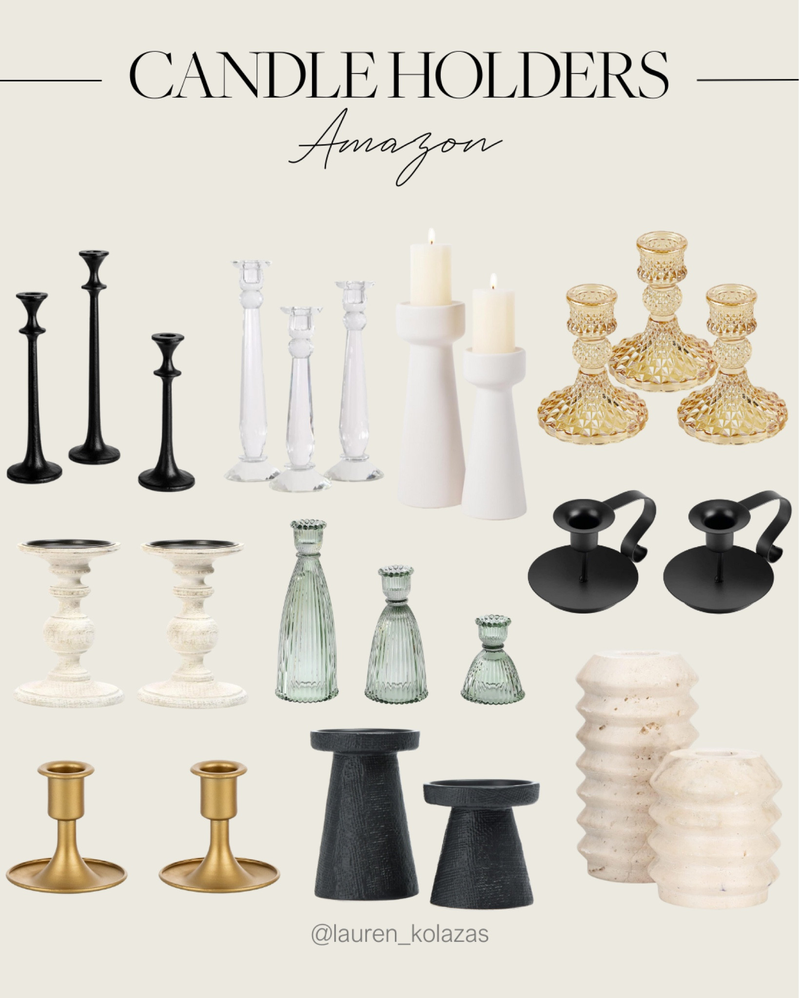 Add a touch of elegance to your home with these minimalist candle holders from Amazon! Perfect addition to your home decor this Spring!
#modernhome #decoridea #affordablefinds #designtips

#LTKSeasonal #LTKhome #LTKstyletip