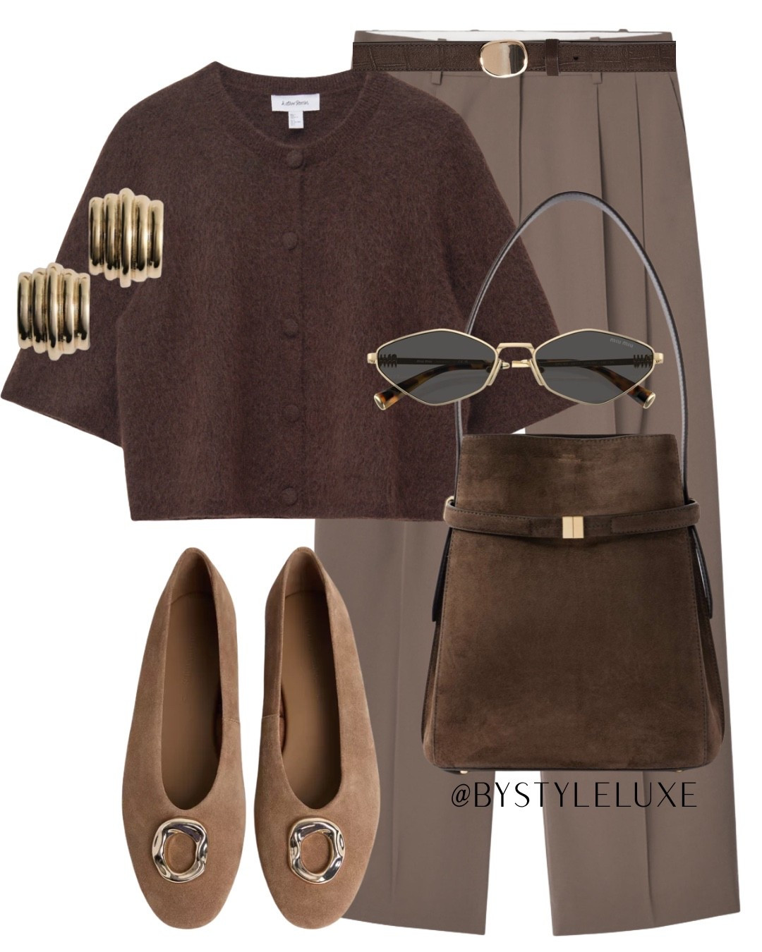 CARDIGAN - obsessed with this short sleeve cardigan, perfect transitional piece and you can style this with almost anything on the bottom

#autumnoutfit #workwear #suedebag

#LTKshoes #LTKautumn #LTKbag