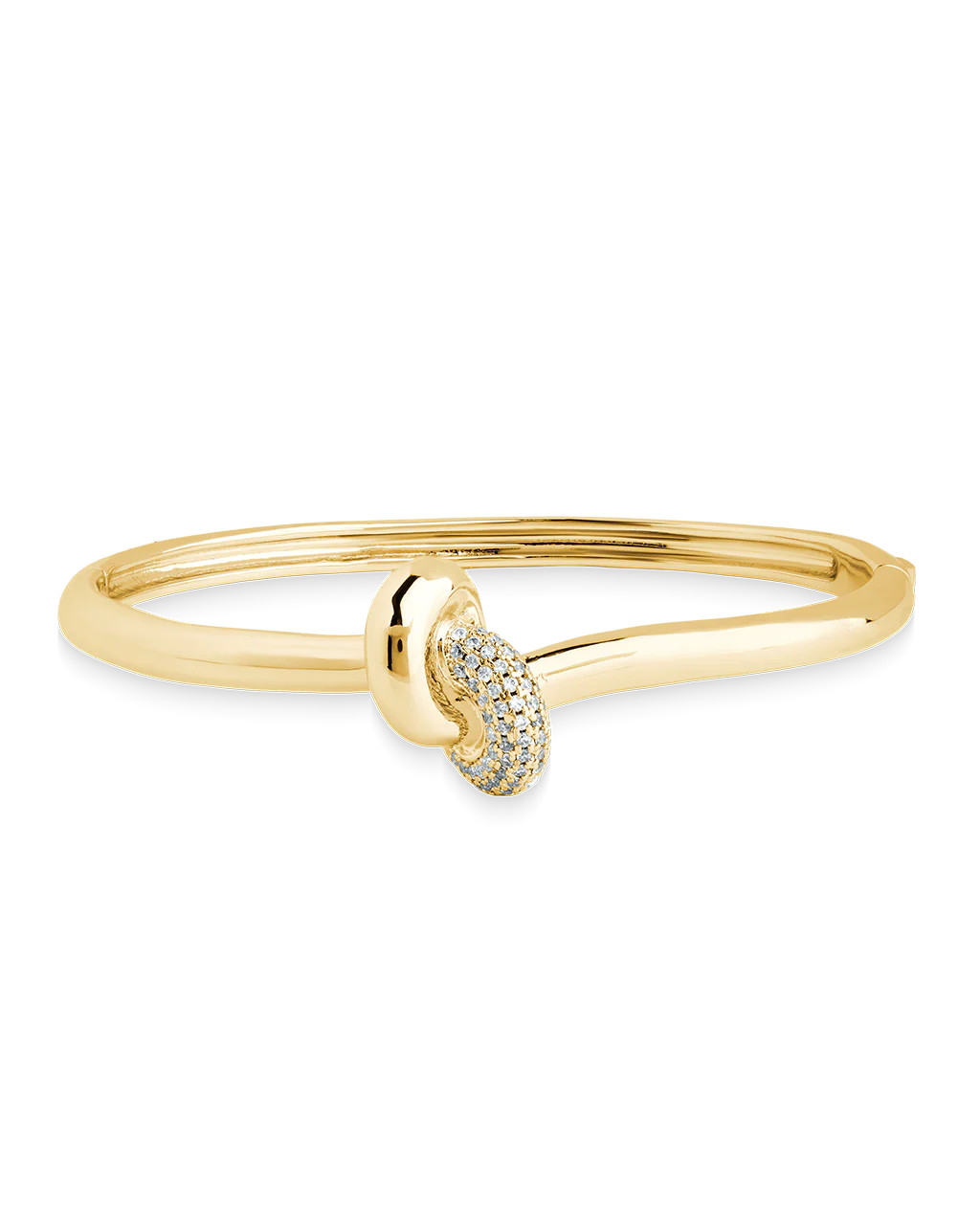 Jessna CZ Knot Bangle | Sterling Forever