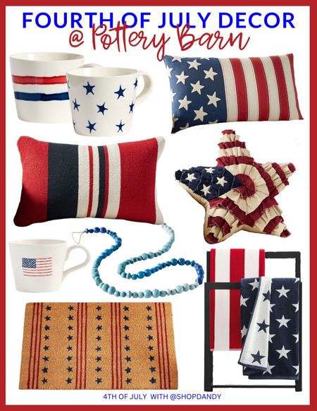 Pottery Barn goes Patriotic!! 🇺🇸

#fourthofjuly #redwhiteblue 

#LTKhome #LTKstyletip #LTKSeasonal