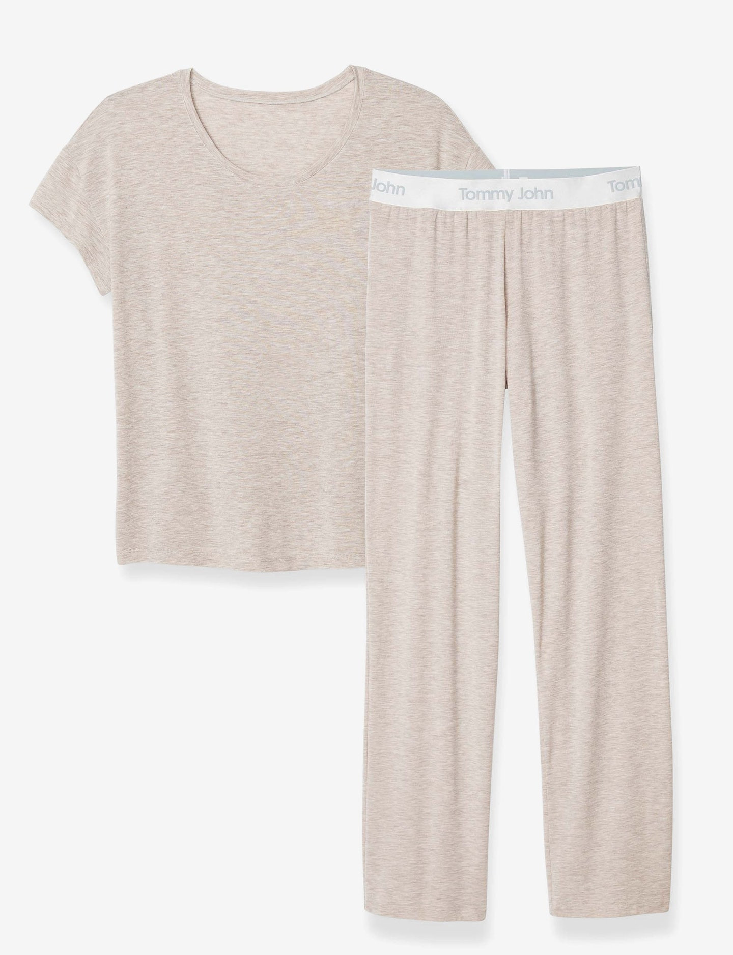 Women's Second Skin Sleep Tee & Pant Basic Set | Tommy John