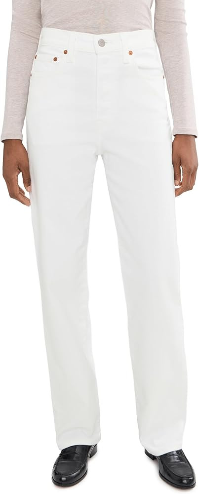 Levi's Women's Ribcage Straight Full Length Jeans | Amazon (US)