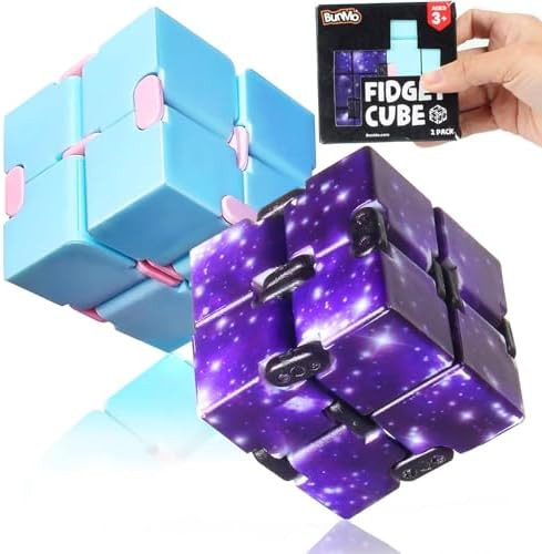 BUNMO Stocking Stuffers for Teens and Adults - Infinity Cube Fidget Toy - Teen Boy Toys - Quiet F... | Amazon (US)