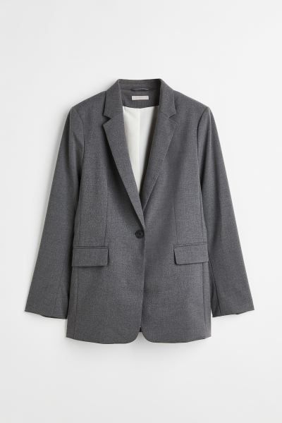 Ein-Knopf-Blazer | H&M (DE, AT, CH, NL, FI)