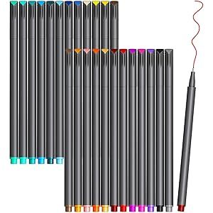 VITOLER Colored Journaling Pens, Fine Line Point Drawing Marker Pens for Writing Journaling Plann... | Amazon (US)