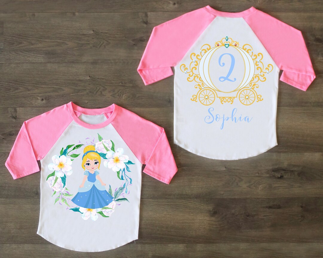 Birthday Shirt, Cinderella Birthday, Second Birthday, Cinderella Shirt, Birthday Girl Outfit, Cus... | Etsy (US)