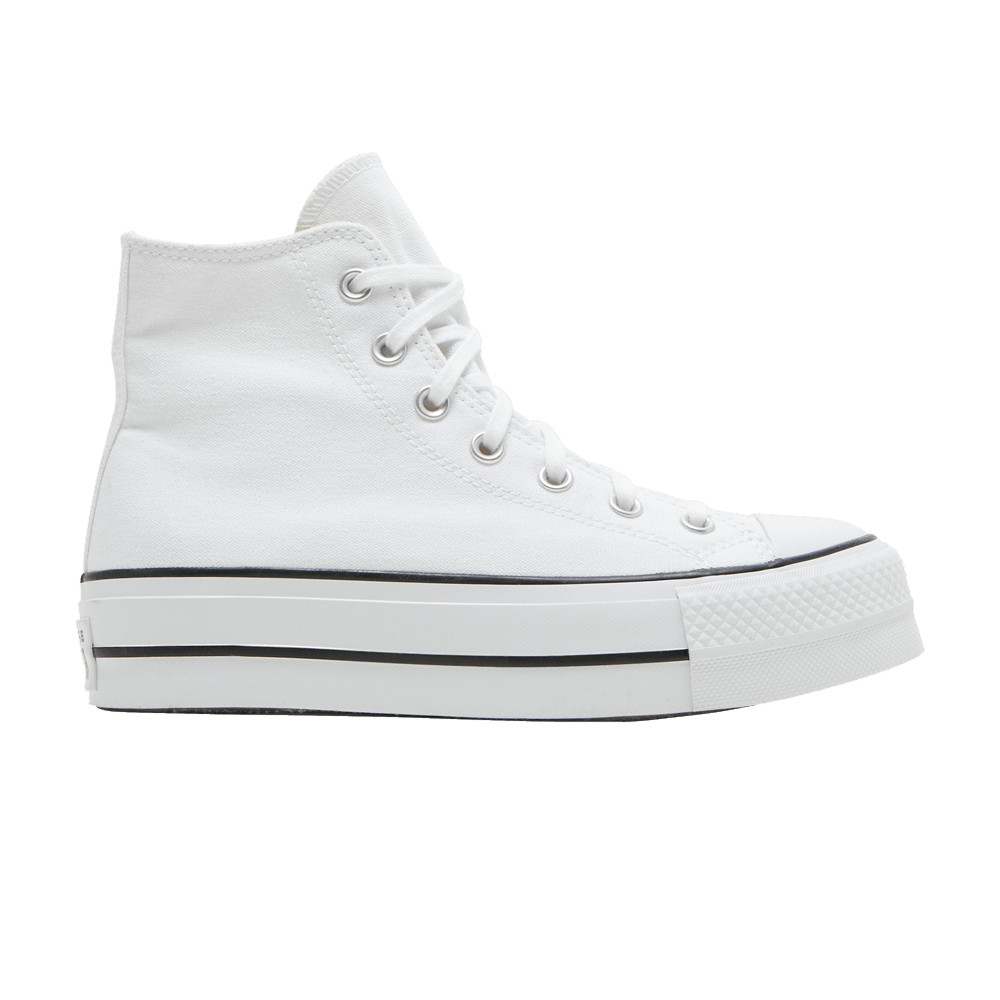 Converse Chuck Taylor All Star Platform High 'White' Sneakers | GOAT