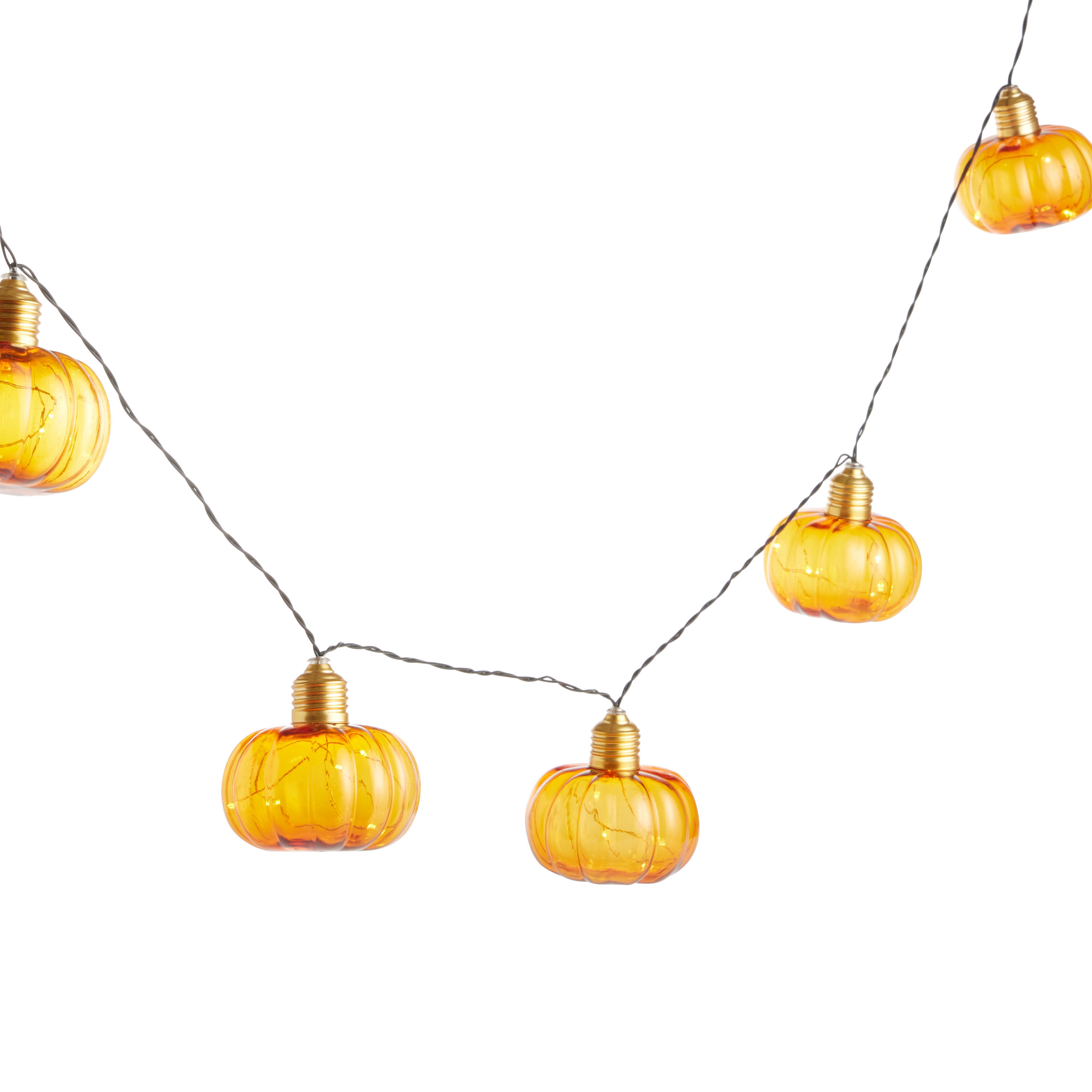 Pumpkin Fairy LED 10 Bulb Battery Operated String Lights | World Market