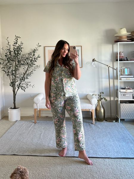 The softest, coziest pajamas 🌸
Wearing a size medium, SO SO SO SOFT 
Would be a great Mother’s Day gift! 

#LTKfindsunder50 #LTKmidsize