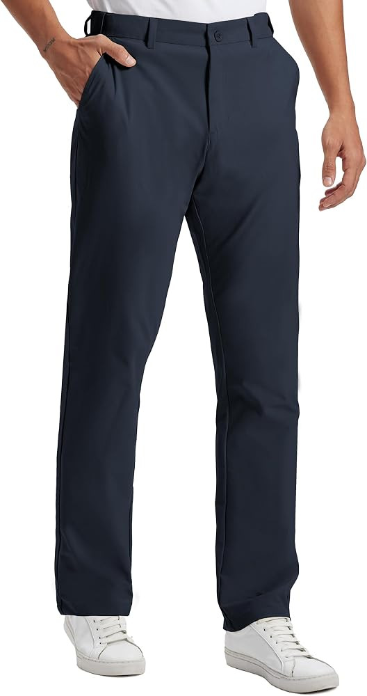 Mens Golf Pants Lightweight Quick Dry Anti-Slip Work Dress Pants 30"/32"/34" Stretch Casual Slack... | Amazon (US)