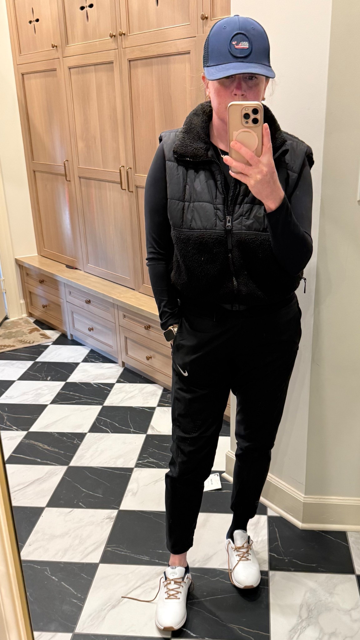 Let’s golf on a chilly fall morning. Girl gone golfin. Nike gear. Target activewear  

#LTKSeasonal #LTKActive #LTKOver40