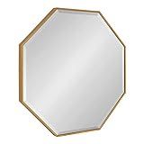 Kate and Laurel Rhodes Glam Octagon Wall Mirror, 29" x 29", Gold, Modern Home Decor for Wall | Amazon (US)