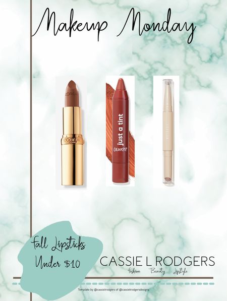 Fall lipsticks under $10 

#LTKSeasonal #LTKunder50 #LTKbeauty