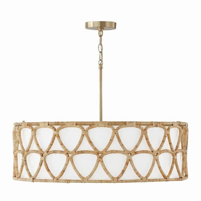 Capital Lighting Tulum 4 - Light Pendant in  Matte Brass | Target
