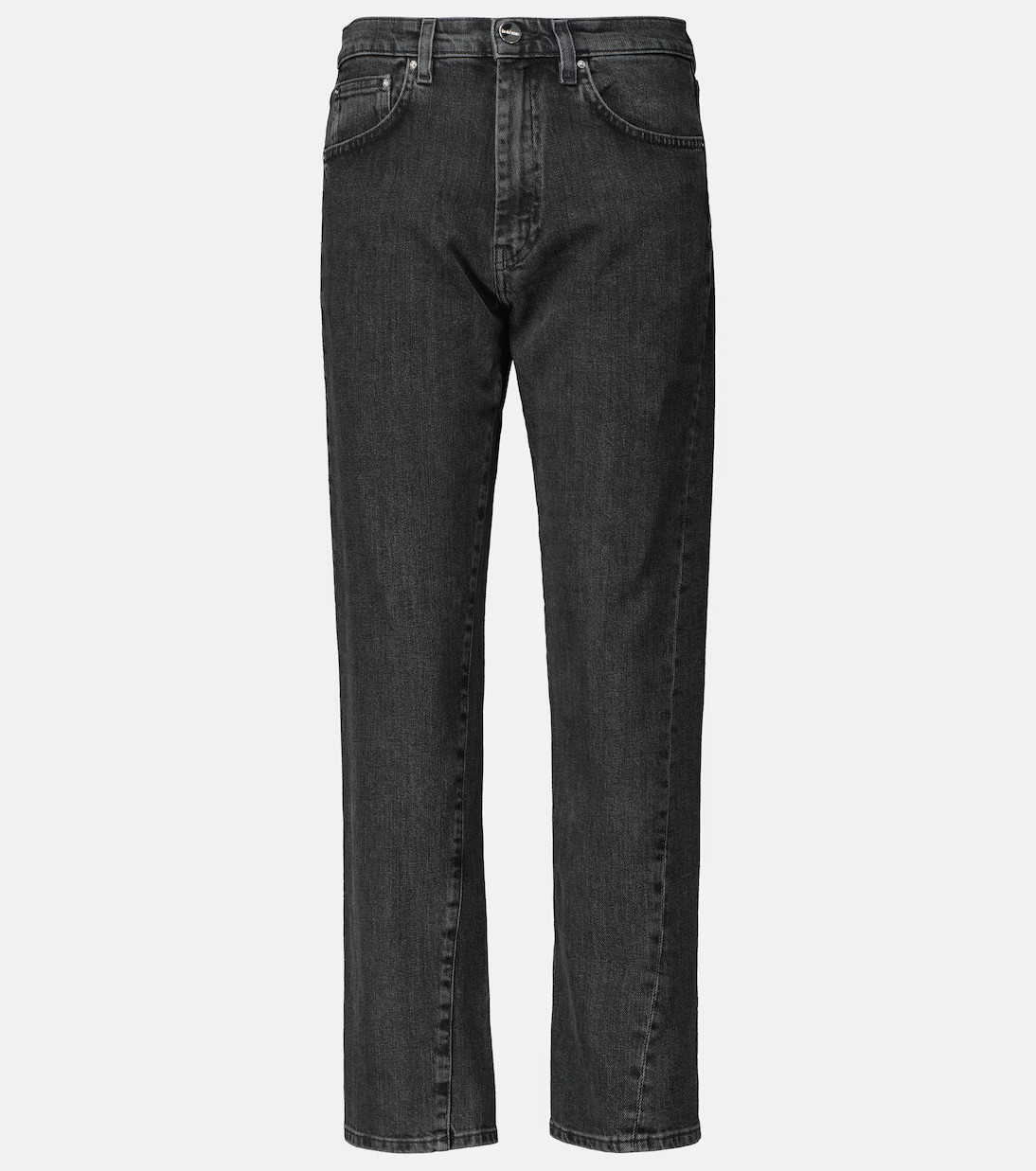 Mid-rise twisted-seam straight jeans | Mytheresa (UK)