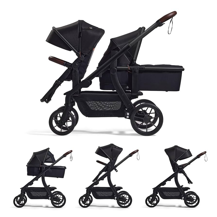 Momcozy ChangeGo Baby Stroller, Convertible Single-to-Double-to-Wagon Stroller with 23 Configurat... | Amazon (US)