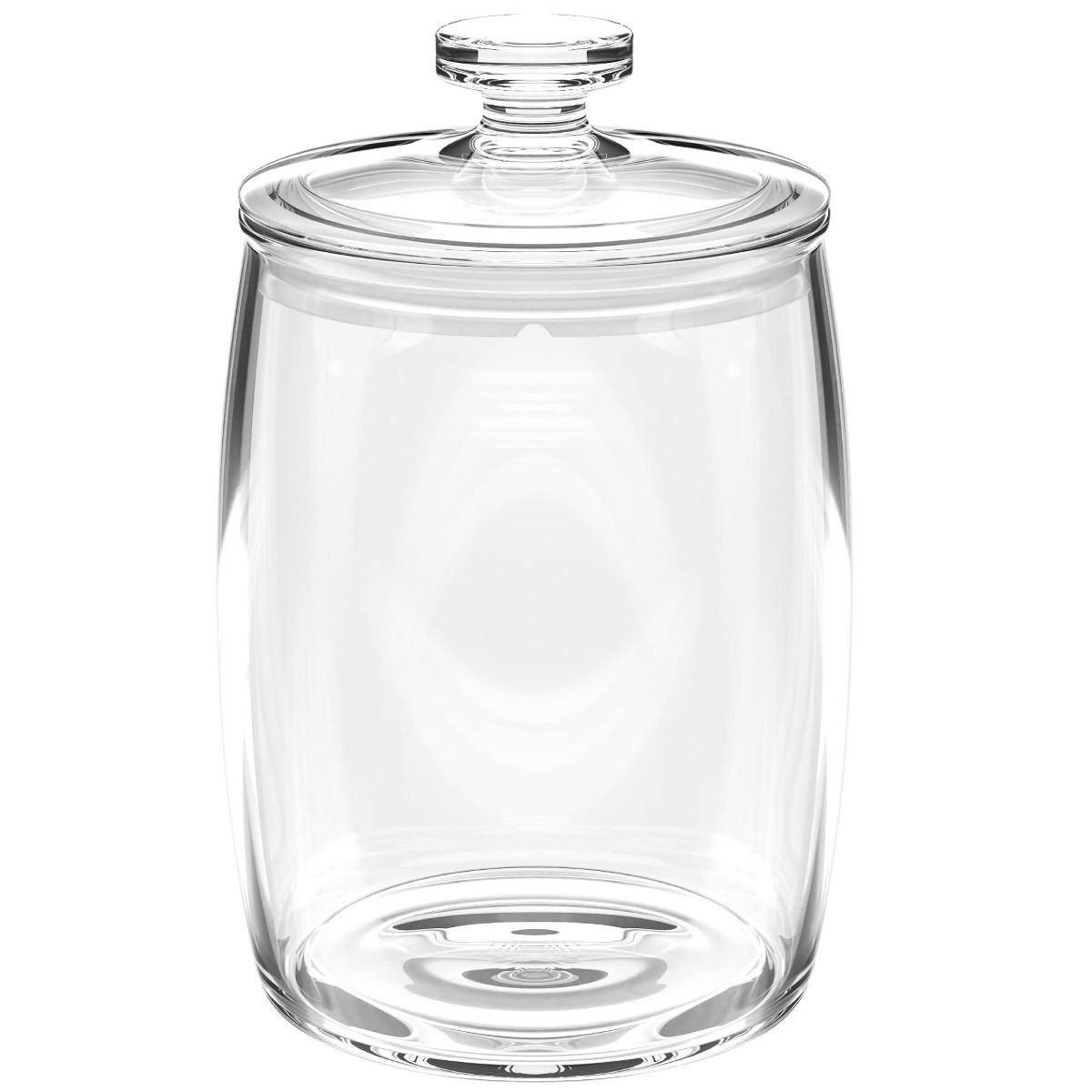 Amici Home Arlo Collection Glass Canister Cookie Jar, Food Safe, Push Top Lid and Plastic Gasket | Target