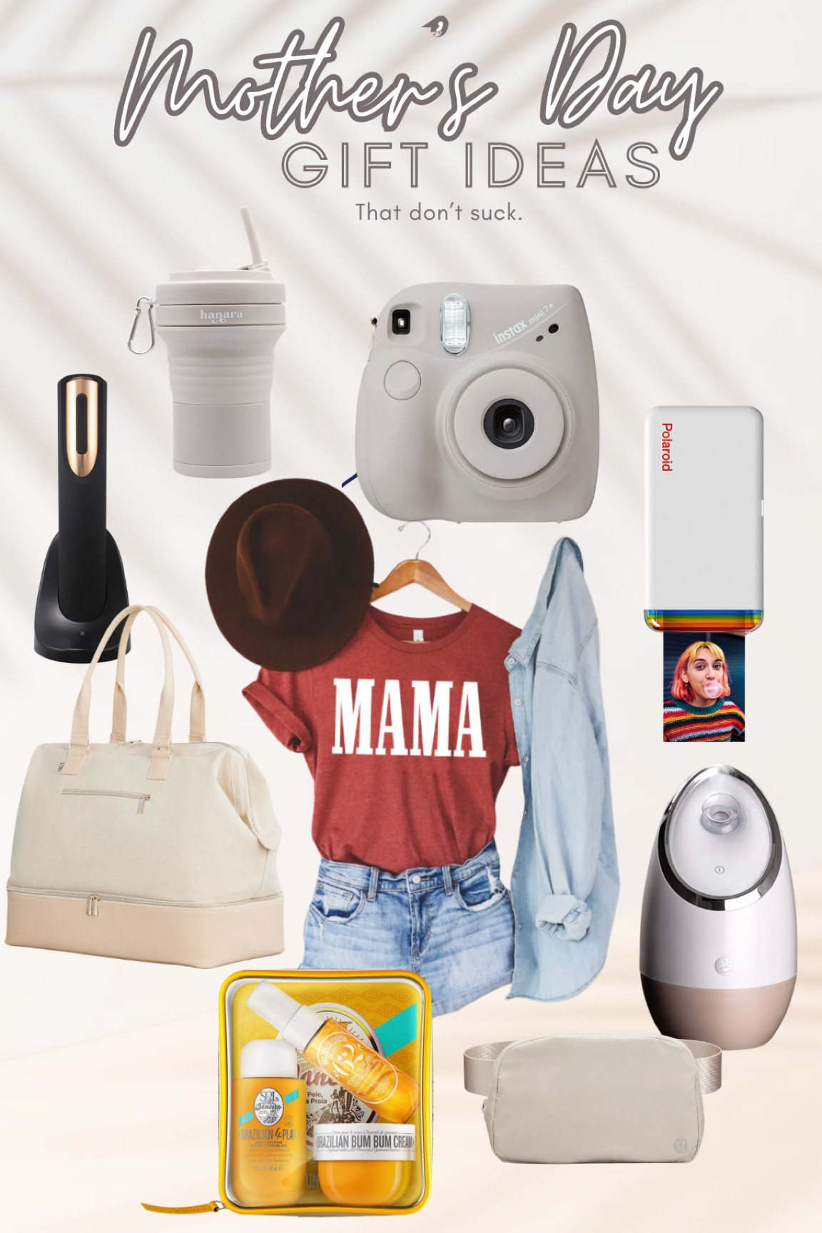 Mother’s Day Guide; Gifts for Mom that don’t suck! Featuring shirt from @ River Babe Threads on IG. 
#LTKmom #beauty #tech #giftsForHer #Mom#LTKGiftGuide #MothersDayGifts #GiftsThatDontSuck #MomsBirthday #MomGifts #GiftGuideForHer

#LTKunder100 #LTKfamily