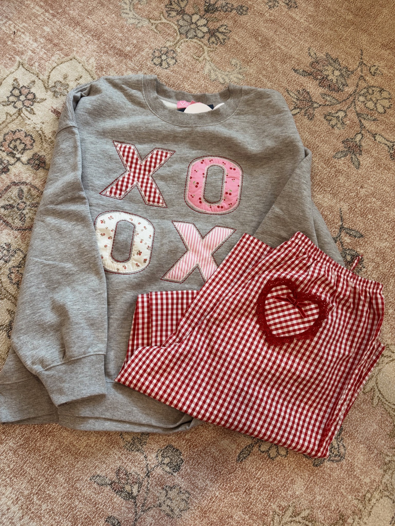 Loving this set! You can wear separately or together! Just love the gingham pattern with the heart 🤍🤍 so cute! 

#LTKmomlife #LTKootd #LTKFindsUnder50